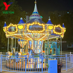 12 16 Places Kiddie Rides Petit Animal <span class=keywords><strong>Thème</strong></span> Mini Parc D'attractions Enfants Carrousel Enfants Merry Go Round Cheval Carrousel à vendre - Product Image 2