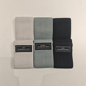 Lot de 3 bandes de résistance en tissu - Bandes antidérapantes pour les fessiers avec 3 niveaux de résistance pour l'entraînement des hanches et des jambes, la maison, la gym, le yoga et le Pilates - Product Image 4