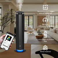Diffuseur d'arômes électrique portable en alliage d'aluminium 120 ml, machine à huiles essentielles, purificateur d'air, parfum intelligent pour la maison