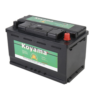 12V <span class=keywords><strong>80ah</strong></span> Baterías de coche DIN75 Mf Batería MF58043 Usado para el arranque del automóvil - Product Image 1