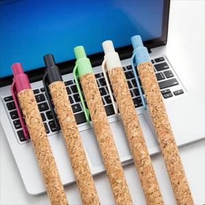 Wholesale High Quality Eco-friendly Recycled Wooden Wheat Straw Retractable Ballpoint Pens Promotion <b>Gift</b> for Business Writing - Product Image 2