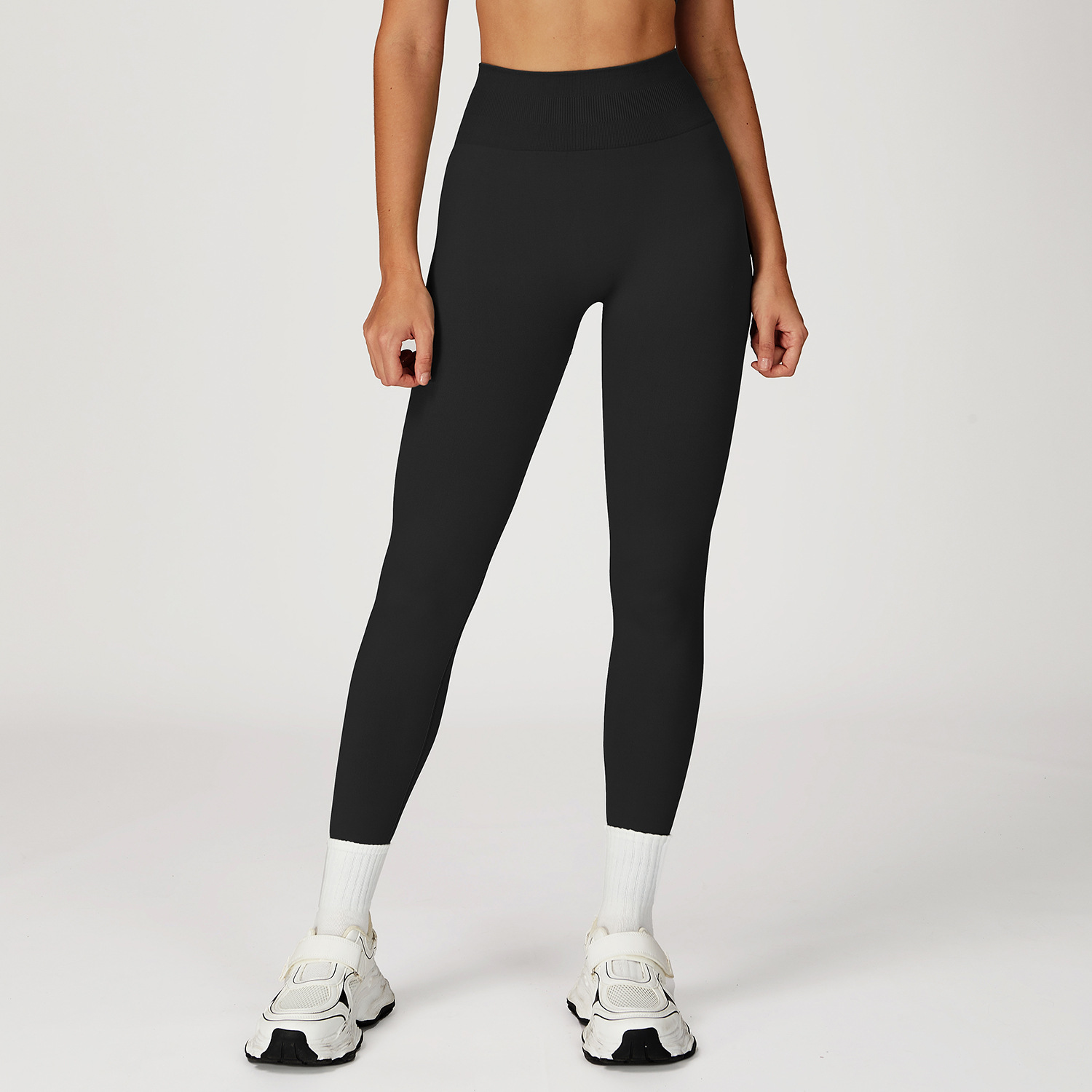 Women's Seamless Yoga Pants High Waist Tummy Control Workout Leggings For Outdoor Running Fitness 4513
