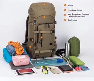 Custom <strong>60L</strong> Large Outdoor Camping Bag Tactical <strong>Backpack</strong> Hiking Trekking Bag - Product Image 6