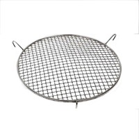 Grille de gril ronde en acier inoxydable de 80cm de diamètre pour Kamado-Grill Grille de cuisson à la vapeur en métal pour l'extérieur