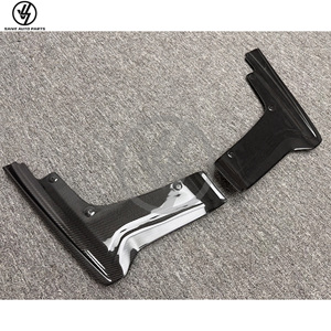 Diffuseur arrière en fibre de carbone humide style V pour GTR R35 2017-2020, finition brillante, tissage sergé noir, 6 pièces - Product Image 4