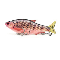 160mm 50.4g Baskılı Glide Lure Vib Balıkçılık ABS Sert Yem 2 Parçalı Çok Eklemli Swimbait Kuyruklu Nehir Göl Dere Kancaları