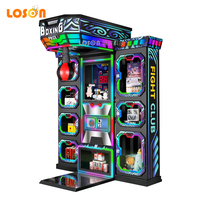 Nouvelle Machine de Boxe Automatique de Grande Taille pour Jeux Sportifs, Testeur de Force Boxeur avec Armoire Cadeau et Logo Personnalisé pour Centre de Jeux