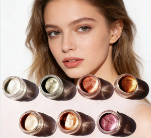 Paleta de Sombras de Ojos y <span class=keywords><strong>Iluminador</strong></span> <span class=keywords><strong>en</strong></span> Gel Vegano con Logotipo Personalizado - Bronceador <span class=keywords><strong>en</strong></span> <span class=keywords><strong>Crema</strong></span> <span class=keywords><strong>Iluminador</strong></span> Resistente al Agua - Product Image 1