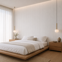 Panneau mural composite en bois imperméable de couleur blanche moderne pour hôtels et usage domestique - Fournisseur de confiance