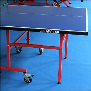 Double Fish Ping Pong <b>Table</b> AW-168 <b>Foldable</b> Mobile Standard Size For Indoor <b>Outdoor</b> Use With Cover And Wheels - Product Image 2