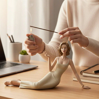 Diffuseur de parfum artisanal en ABS, sculpture abstraite moderne, figurine féminine, décoration artistique