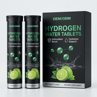 Formule Premium de Reconfectionnement d'Hydrogène : Comprimé d'Eau Hydrogénée Saveur Citron Vert pour la Défense Antioxydante, la Récupération Rapide et le Soutien de l'Hydratation