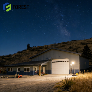 Atelier et entrepôt industriels préfabriqués en structure métallique pour le stockage de matières premières, de marchandises, d'hôpitaux, de supermarchés, de bureaux et de parcs commerciaux - Product Image 1