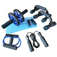 Kit de Rouleaux AB Multifonctionnels Sept Pièces Personnalisé pour Entraînement de Fitness à Domicile