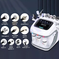 Vente chaude de Noël 10 en 1 Hydro Dermabrasion Microdermabrasion Peeling Machine de beauté de la peau du visage