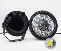 Super lumineux 12v 24v camion pare-chocs tout-terrain projecteur 7 pouces feux de conduite ambre blanc rond Led lumière de travail