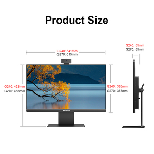 23.8 inch chi phí-hiệu quả tất cả trong một PC i5 i3 monoblock 23.8 "Tất cả trong một PC Máy tính để bàn nhà sản xuất monoblock máy tính - Product Image 2