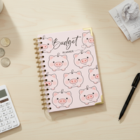 Organiseur de budget personnalisé avec impression, liste de tâches financières, défi d'épargne, pour la famille, hebdomadaire, mensuel, pour la gestion de la richesse, couverture rigide, cadeau