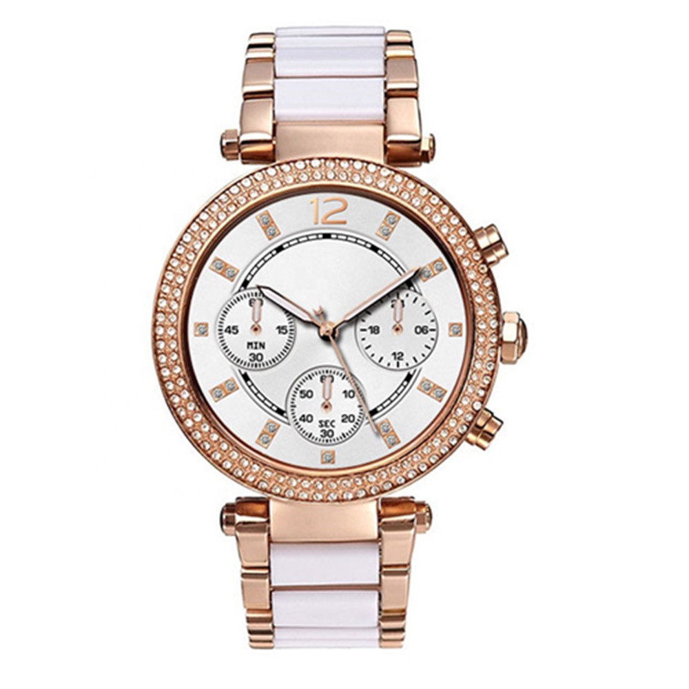 Лидер продаж, ювелирные изделия, женский корпус и циферблат с металлическим браслетом, женские часы