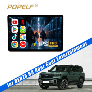 Tablet Android 14.0 para Reposacabezas de Auto, Pantalla Táctil FHD, 8 Núcleos, WiFi, BT, FM, Reproductor de Video para Asiento Trasero, Ideal para Viajes de Niños, Compatible con Denza BYD Ti7 - Product Image 1
