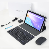 Nueva Tablet Verde A333 con Teclado, Ratón y Lápiz Óptico, Android 15 GMS, 3GB+64GB, WiFi 5G, Pantalla Táctil IPS de 10 Pulgadas, Procesador de Cinco Núcleos