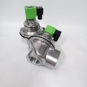 Vanne à impulsion à angle droit de type sac Dmf, électrovanne 20 25 40S 50S 62S, diaphragme en aluminium pour air, filetage femelle - Product Image 1