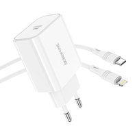 Chargeur rapide BOROFONE BA57A Easy Speed à port unique PD20W (UE)
