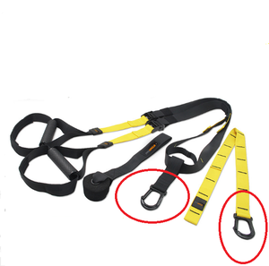 Connecteur de sangle de fitness en zinc de 38 mm de type D, anneau métallique robuste pour l'entraînement en suspension, matériel sportif de haute résistance - Product Image 4