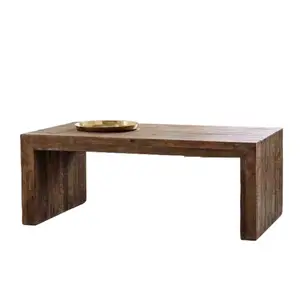 Livingroom dining table room furniture old elm convertible coffee table to dining table