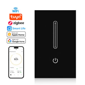 Interrupteur de régulation de vitesse de ventilateur Tuya Zigbee 3.0 10A 50/60Hz avec certification CE RoHS FCC pour ventilateurs de plafond domestiques et commerciaux - Product Image 1