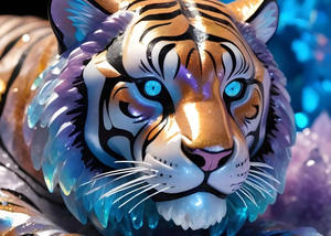 ภาพพิมพ์บนผ้าใบลายสัตว์ประดับกลิตเตอร์คริสตัล ลายสิงโต โลมา <span class=keywords><strong>ปลาทอง</strong></span> กระรอก หงส์ งานศิลปะตกแต่งผนังบ้าน - Product Image 6