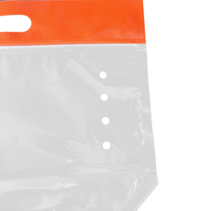 Sacs à fermeture éclair en PET/CPP de qualité alimentaire, résistants à l'humidité, avec poignée, impression en gravure, logo personnalisé, taille personnalisée, emballage alimentaire pour légumes - Product Image 4