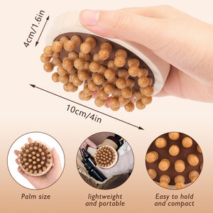 Recién llegados, depurador de baño de madera, herramienta de masaje corporal para exfoliación corporal, relajación - Product Image 5