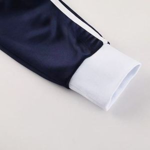 Setelan Training Sepak Bola Pria Premium 2025/2026 Bahan Velour dengan Ritsleting, Sweatshirt Kasual untuk Latihan Sepak Bola di Eropa - Product Image 4