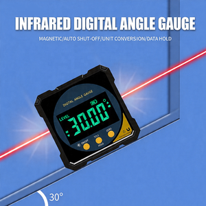 Inclinometro Digitale Ricaricabile all'Ingrosso con Struttura in Alluminio, Laser a 2 Lati e Magnete a 4 Lati, Misuratore di Angoli - Product Image 3