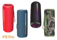Haut-parleur 5.3 haute puissance 30-50W étanche IPX5 avec USB/AUX/TWS, batterie 1000-2000mAh, audio bidirectionnel et éclairage RGB