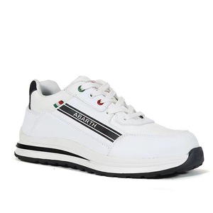 <span class=keywords><strong>Scarpe</strong></span> Antinfortunistiche Traspiranti e Leggere con Punta in Acciaio, Calzature <span class=keywords><strong>da</strong></span> <span class=keywords><strong>Lavoro</strong></span> Antiscivolo in Pelle Bianca per Uomo - Product Image 1