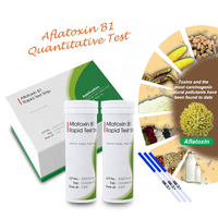 Kit de détection rapide d'aflatoxine pour la sécurité alimentaire sur site, bandelettes de détection d'aflatoxine B1/M1 avec accessoires complets, matériau PVC, garantie de 2 ans