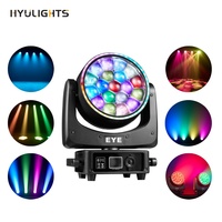Luz Móvil de Cabeza Bee Eye RGBW LED 19x25W, Efecto Halo Beam Wash, Alta Luminosidad, Luces LED Par para Actuaciones en Clubes