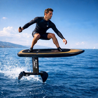 Planche de surf électrique hydrofoil en fibre de carbone intégrale 8000W, haute performance, homologuée CE, logo personnalisé, garantie d'un an