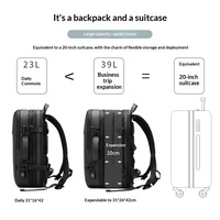 Mochila de Viaje para Hombre, Estilo Oxford, de Poliéster, Gran Capacidad, Expandible, Multifuncional, para Computadora