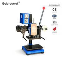 COLORDOWELL WD-170-1 220V Machine de marquage à chaud semi-automatique électrique pour estampage à chaud, nouvelle presse à chaud pour plaques de gravure, estampage de logo personnalisé