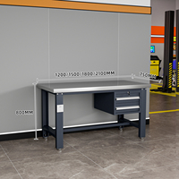 Banc de travail robuste en acier laminé à froid avec tiroirs, personnalisable OEM, capacité de charge jusqu'à 1000 kg, pour garage, atelier, rangement d'outils