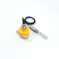 Sonde en acier inoxydable 316 boîtier en alliage d'aluminium 10m sortie de relais de câble IP65 conception d'avertissement jaune niveau de Type fendu