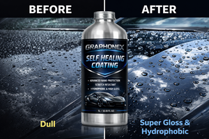 GRAPHONEX 1L น้ำยาเคลือบเซรามิกซ่อมแซมตัวเองได้-การปกป้องสีรถยนต์ขั้นสูงด้วยเทคโนโลยีนาโน อายุการใช้งาน 5 ปี สำหรับรถยนต์ใหม่และเก่า - Product Image 4