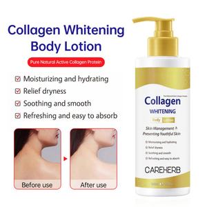 Cosmétique Halal, Marque Privée, Lotion Corporelle Blanchissante, Hydratante, Éclaircissante, au Collagène, pour Peau Blanche Sèche - Product Image 2