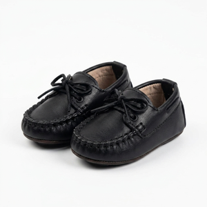 รองเท้าหนังนิ่มแบบสวมสำหรับเด็กแรกเกิด พื้นนุ่ม รองเท้าหัดเดิน รองเท้าทรง Loafer - Product Image 1