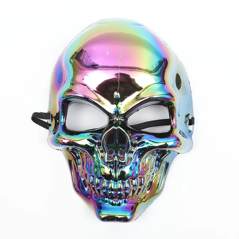 Halloween Plating Full Face Skull Head Cosplay Masker