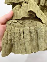 Nouvelle Collection Été 2026 : Ensemble Luxe Femme Tricoté 2 Pièces – Cardigan Court Élégant à Volants & Mini-Jupe Sirène Évasée à Volants – Tenue Décontractée