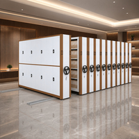 Étagère compacte, unité d'étagérage compacte, étagère en acier réglable haute densité, gain de place pour les archives, rangement de documents